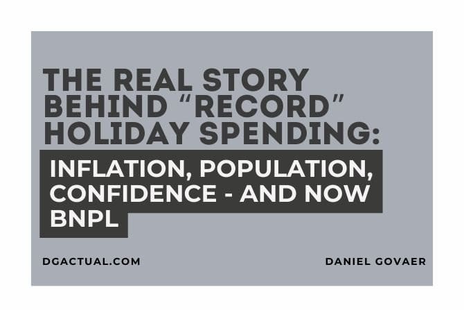 The Real Story Behind “Record” Holiday Spending: Inflation, Population, Confidence - and Now BNPL