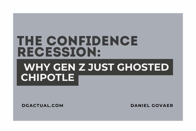 The Confidence Recession: Why Gen Z Just Ghosted Chipotle