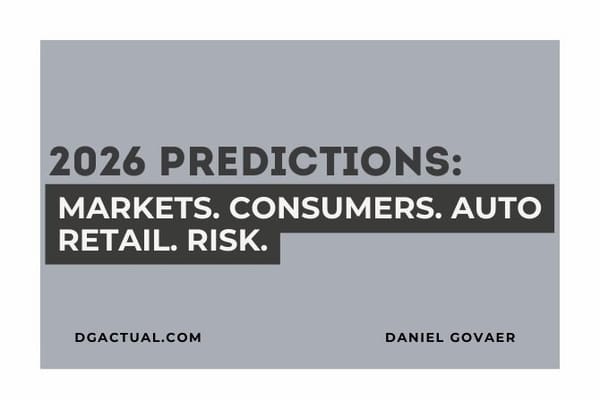 2026 Predictions. Markets. Consumers. Auto Retail. Risk.
