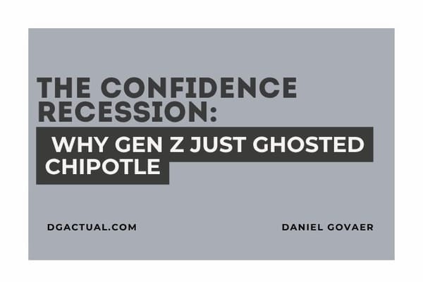 The Confidence Recession: Why Gen Z Just Ghosted Chipotle